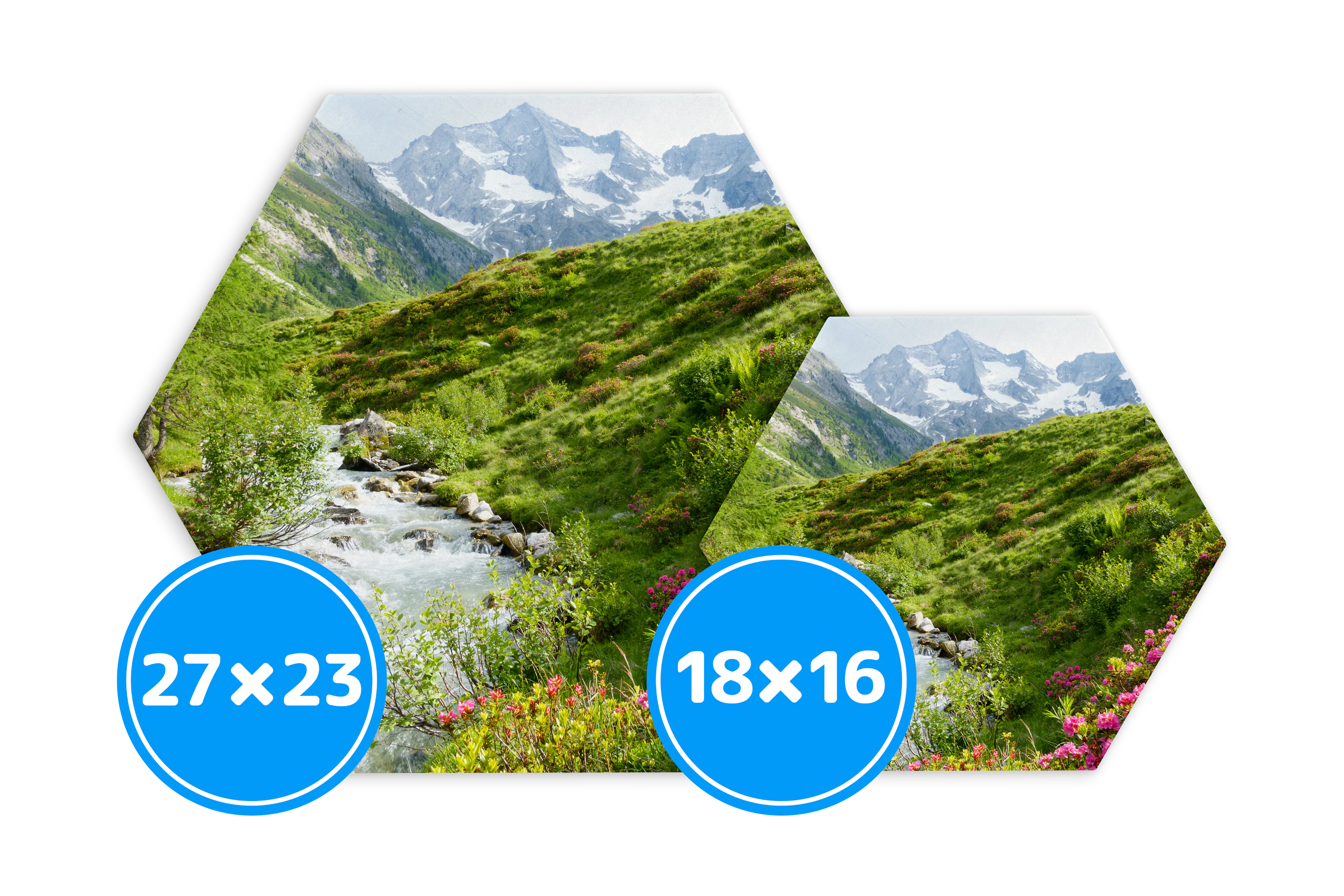 Hexagones Pixum : tile photo