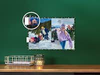 Adventskalender mit 24 Fotos Adventskalender mit 24 Fotos hinter den Türchen und zwei großen Fotos als Titelbilder.