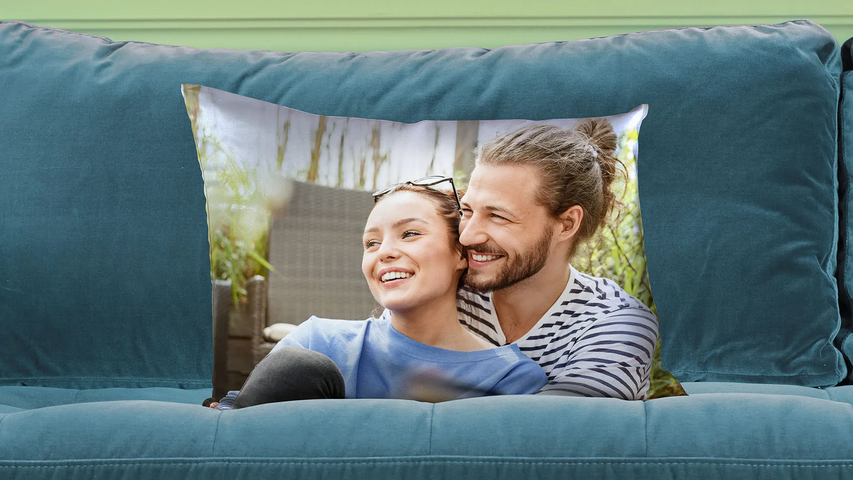 Photo Cushion 60x40 couple Photo Cushion 60x40 couple