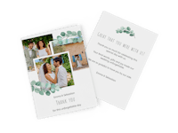 Beställ bröllopskort med personligt meddelande
