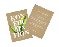 Fotokarte als Danksagung zur Konfirmation