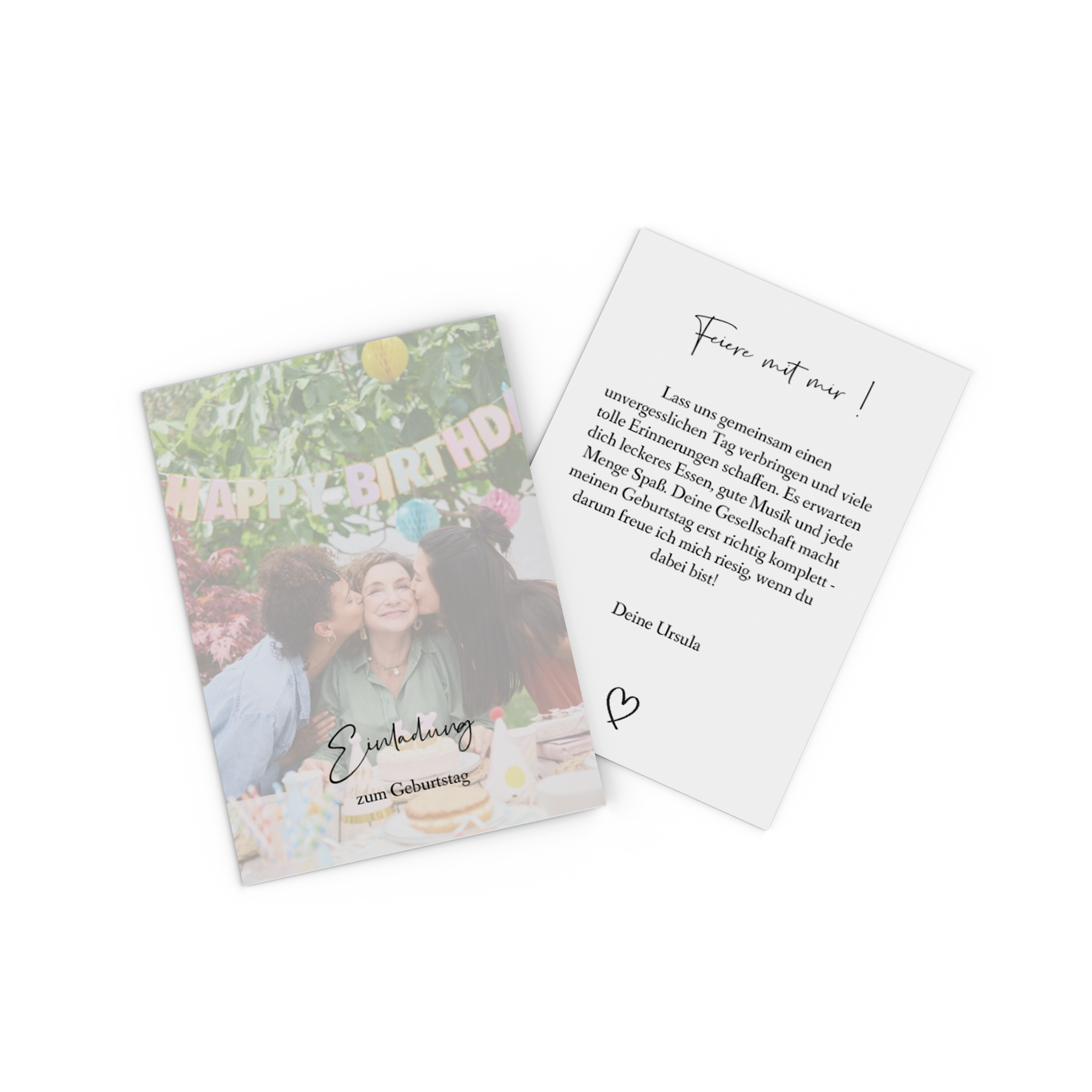 Fotokarte als Weihnachtskarte mit Familienfoto