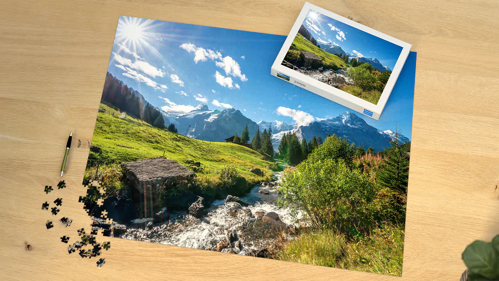 Puzzle Pixum da 2.000 pezzi e paesaggio