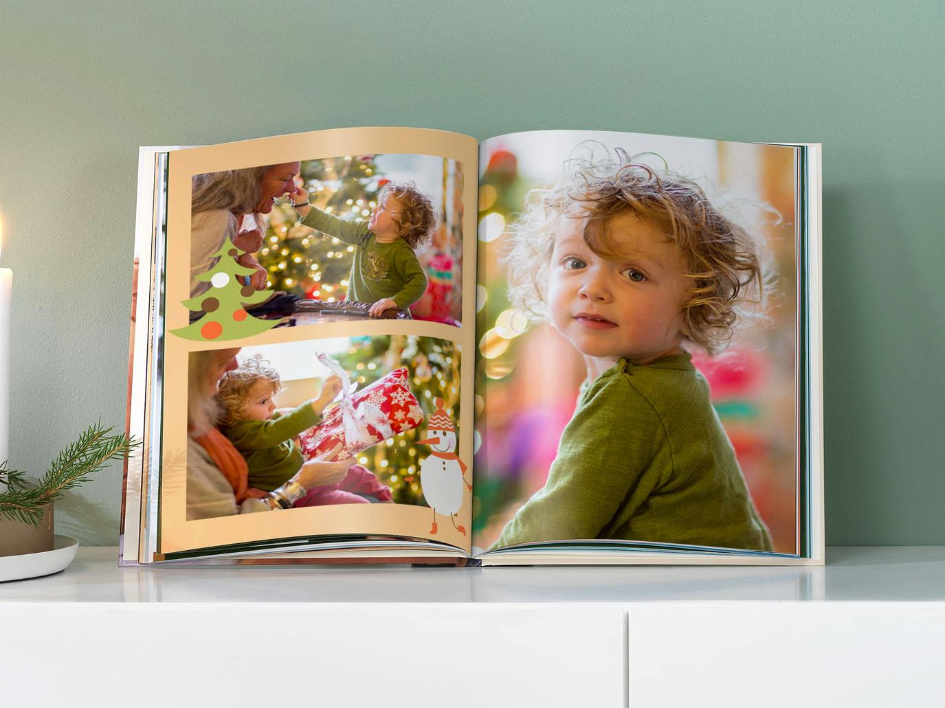 Pixum Fotobuch im Hochformat mit Weihnachtsmotiv