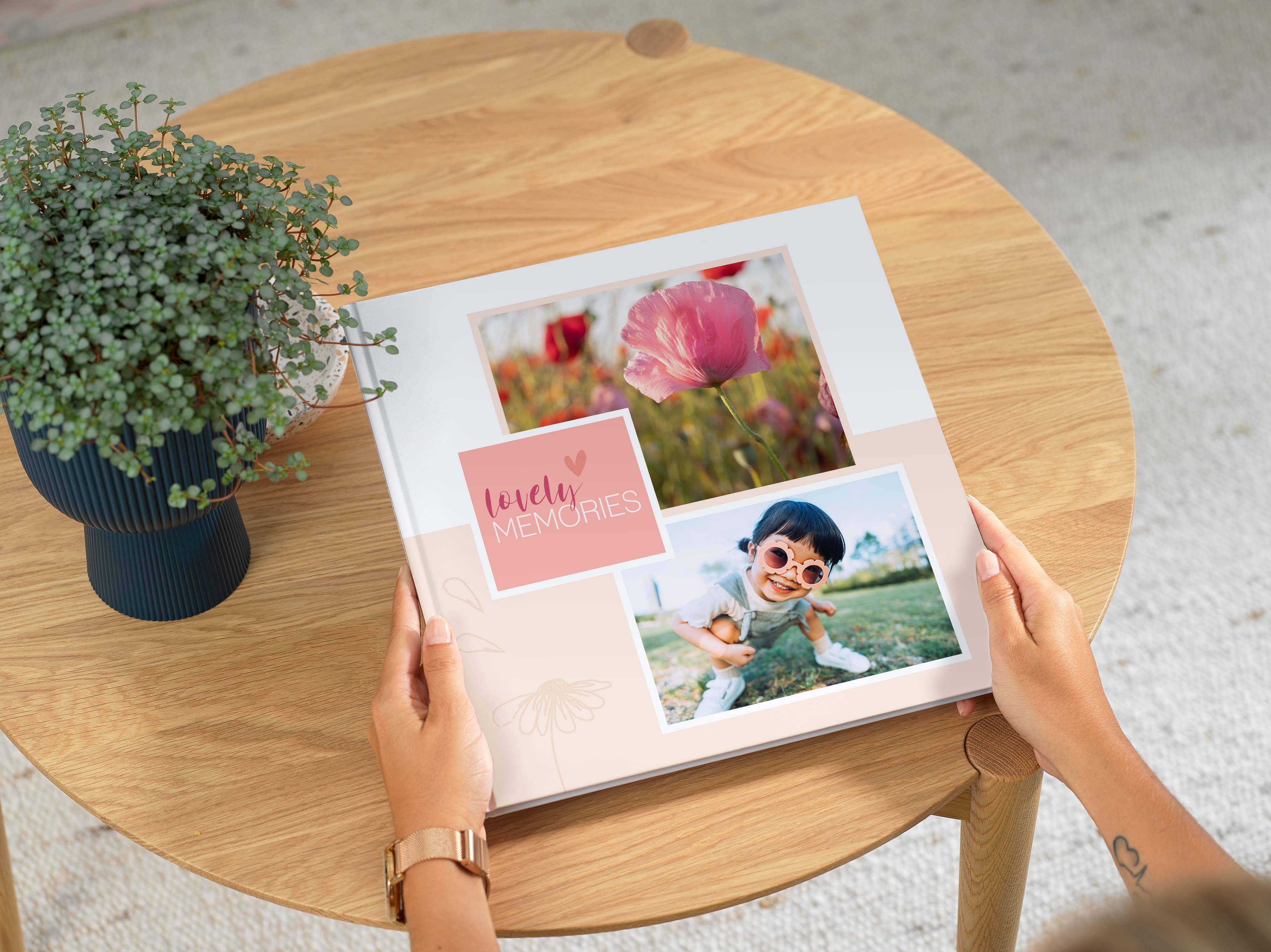 Pixum Fotobuch im quadratischen Format mit Frühlingsmotiven