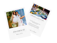 Tarjeta plegable como tarjeta de invitación de boda Tarjeta plegable como tarjeta de invitación de boda con la foto de la pareja