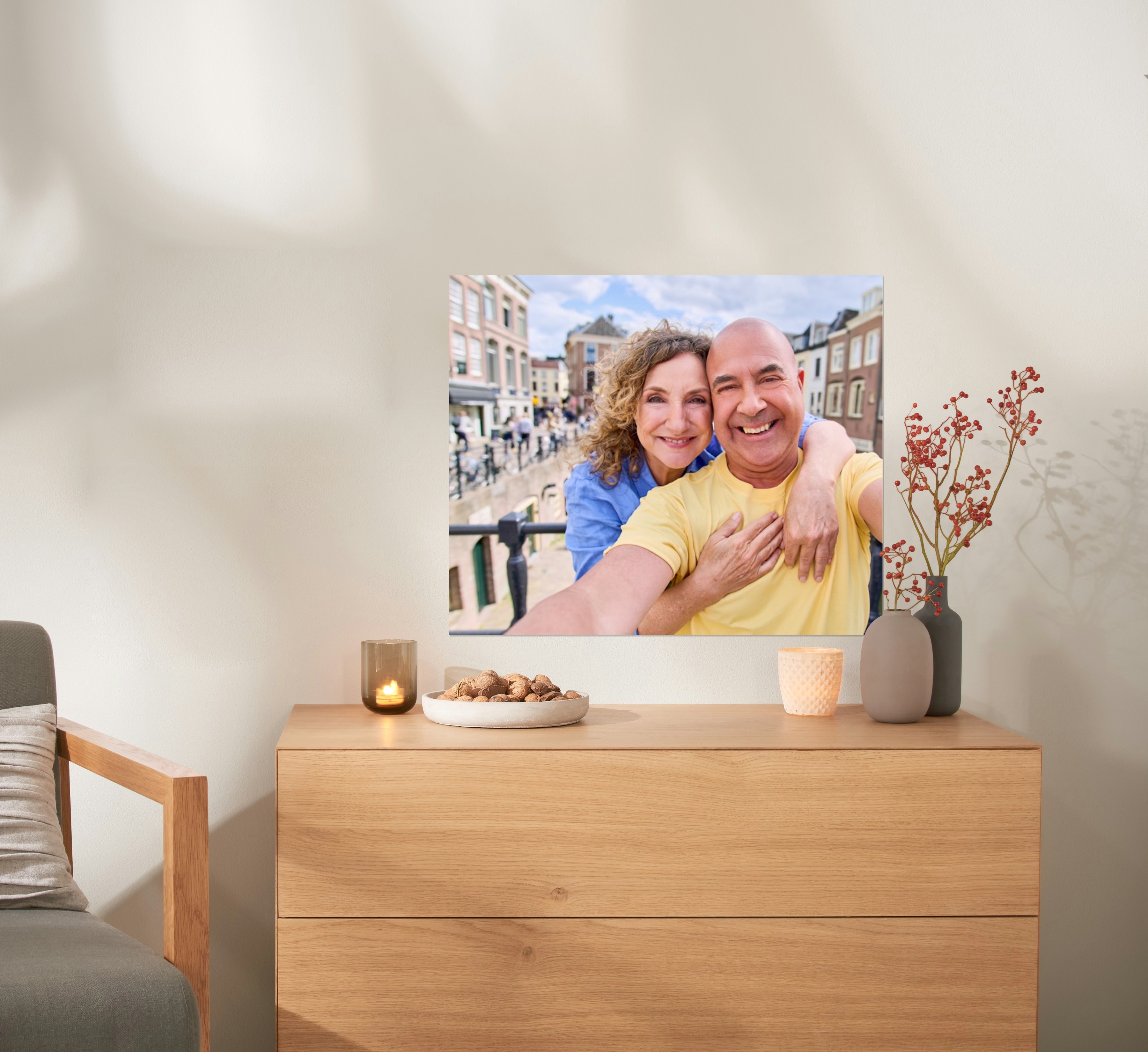 Póster personalizado 60x50cm con la foto de una pareja