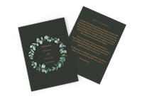 Bestelle Hochzeitseinladungen mit persönlicher Botschaft Fotokarte mit Pärchenfoto als Save the Date