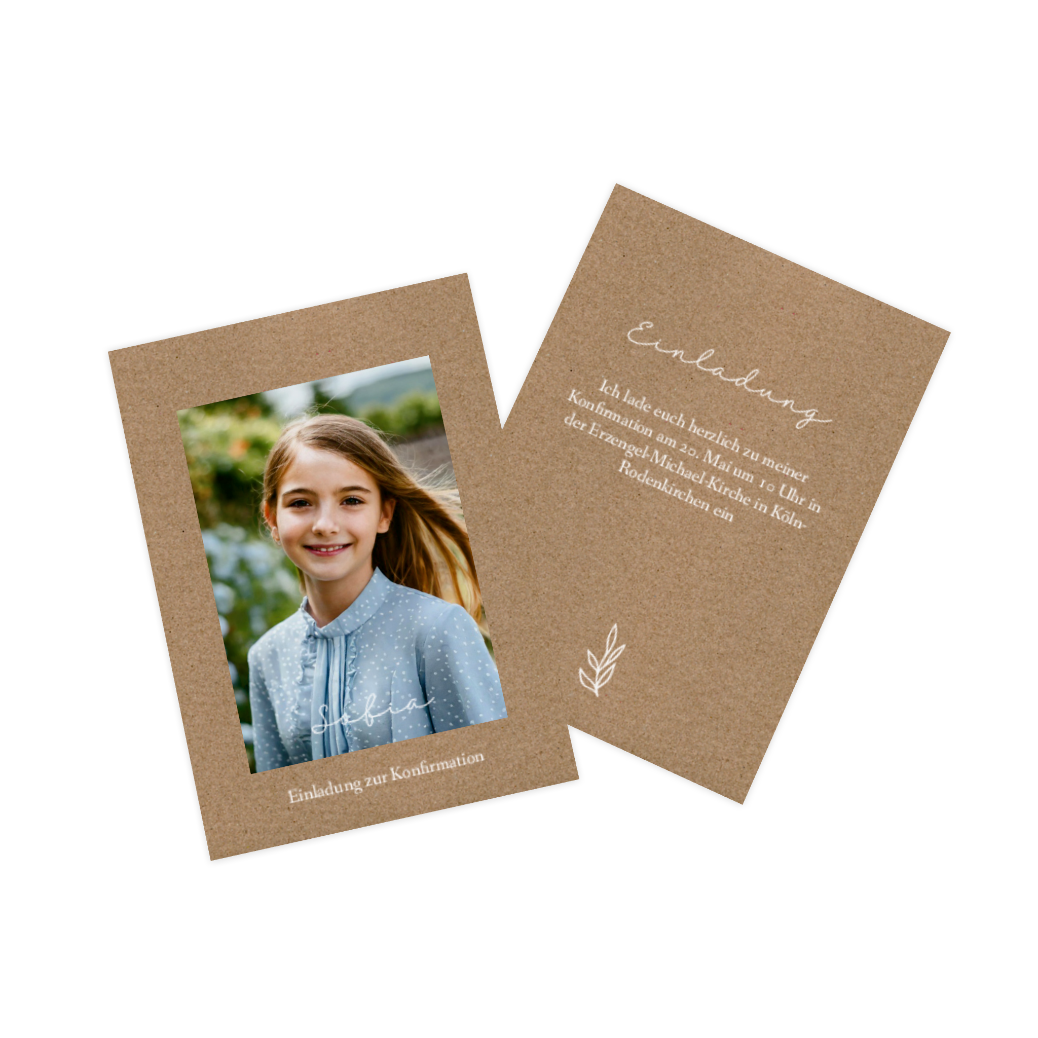 Fotokarte als Weihnachtskarte mit Familienfoto