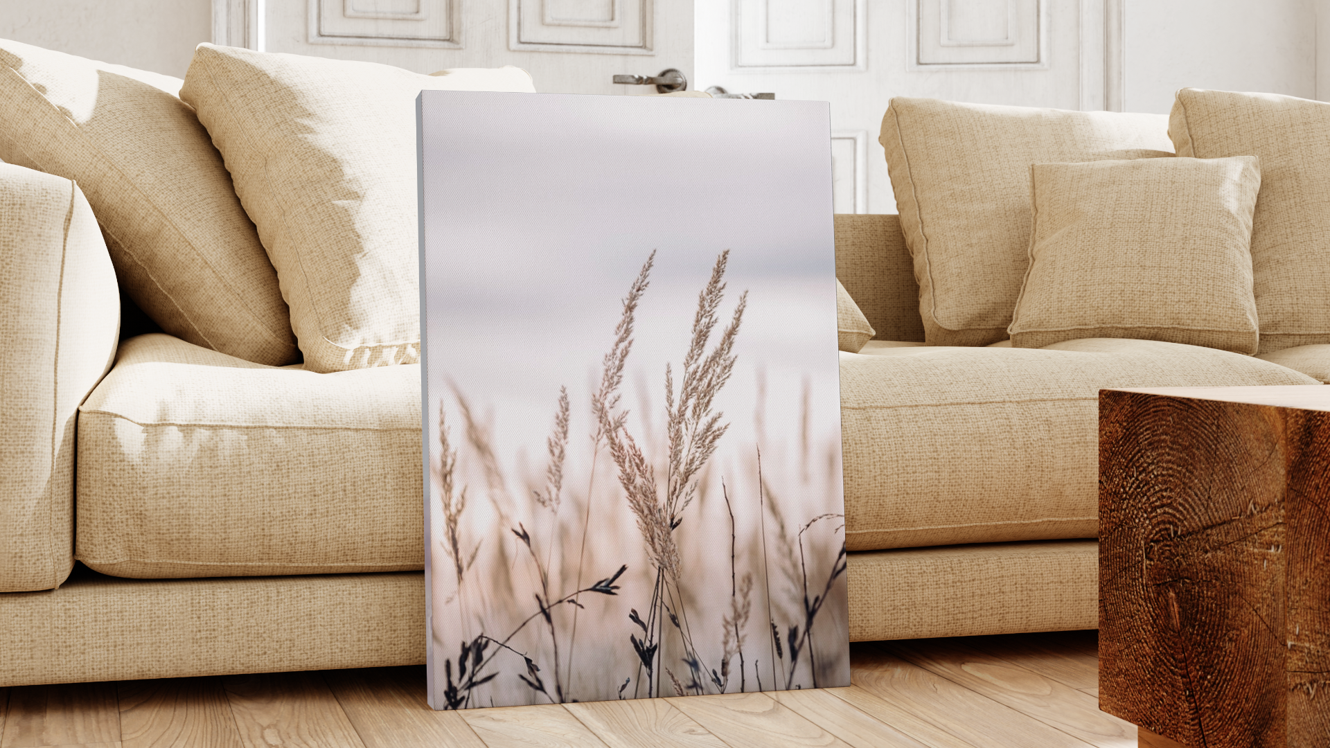 Leinwand von artboxONE mit einem Landschaftsmotiv