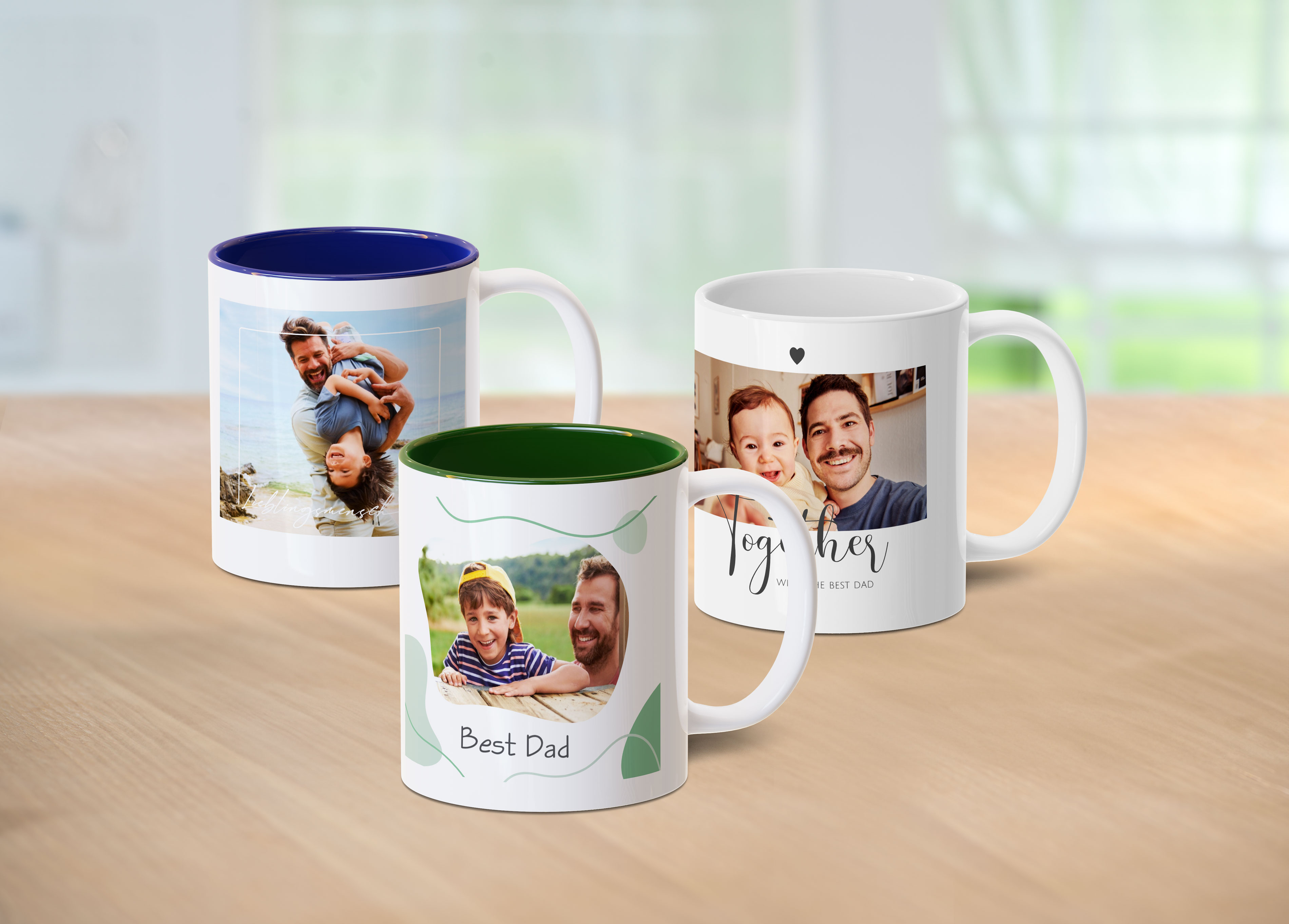 Tasse photo pour la fete des peres