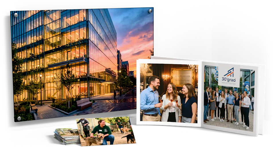 Wandbilder, Fotoabzüge und weitere Produkte von ihrem Unternehmen bestellen Wandbilder, Fotoabzüge und weitere Produkte von ihrem Unternehmen bestellen