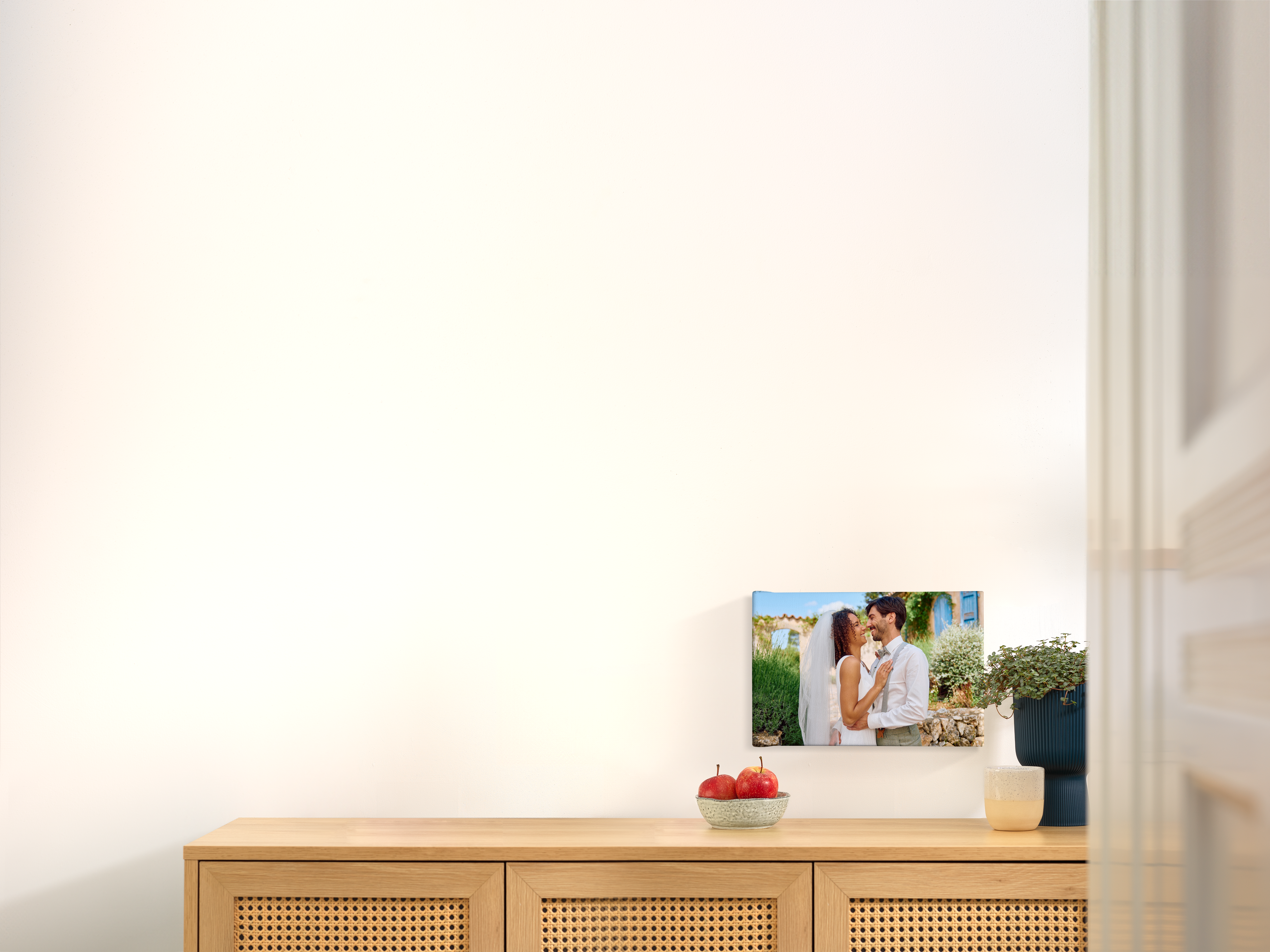 Foto sobre lienzo con la foto de una pareja