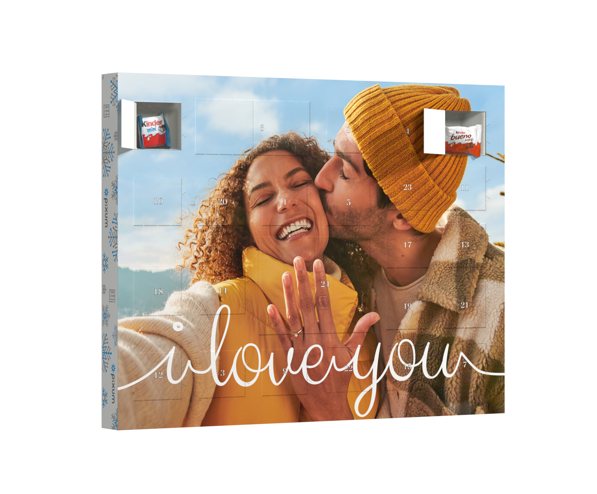 Pixum Adventskalender mit Schokolade von kinder