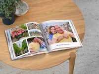 Álbum de fotos Pixum con fotos de pareja Álbum de fotos cuadrado Pixum con fotos de una pareja en Ámsterdam