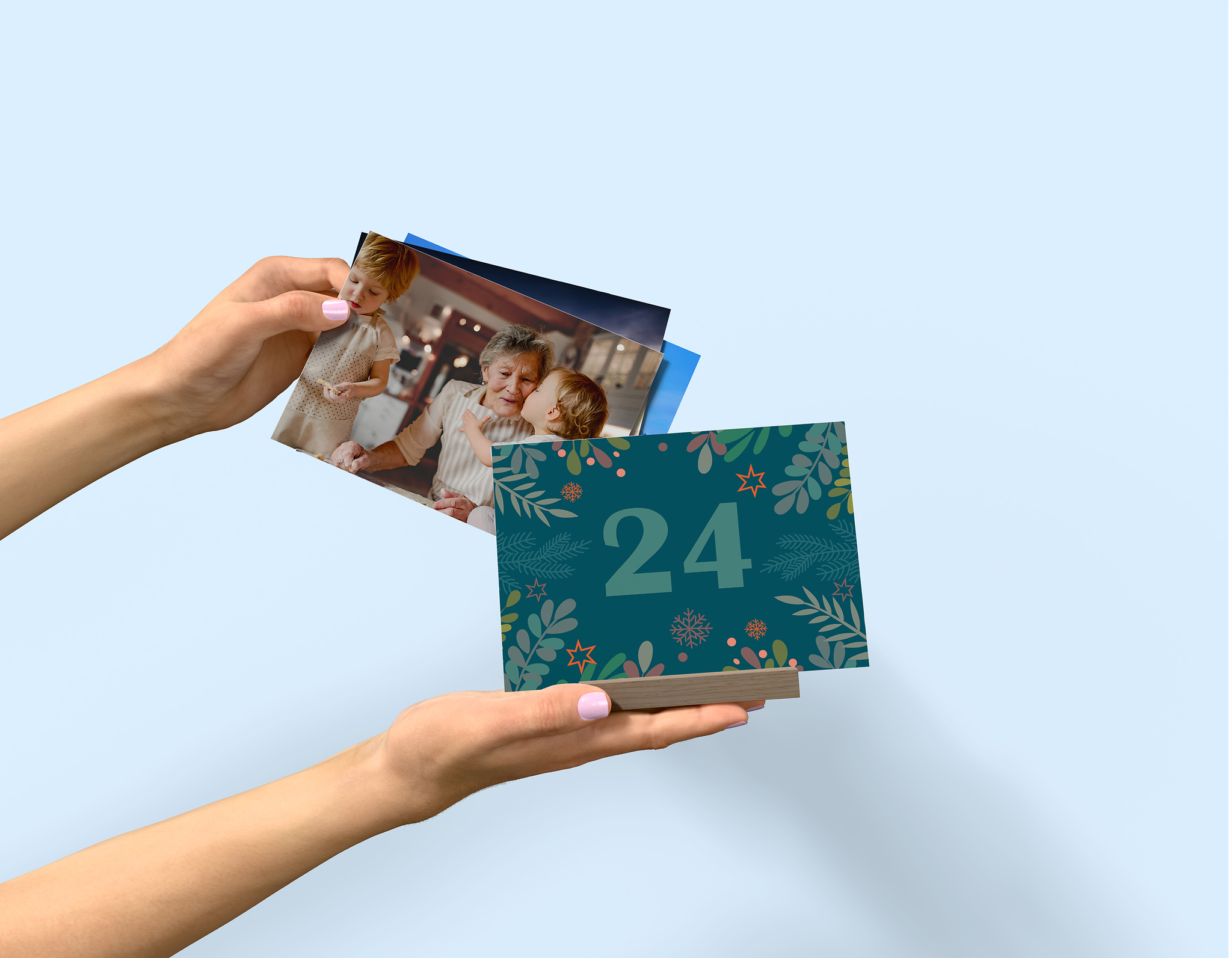 Adventskalender mit persönlichen Fotos gestalten