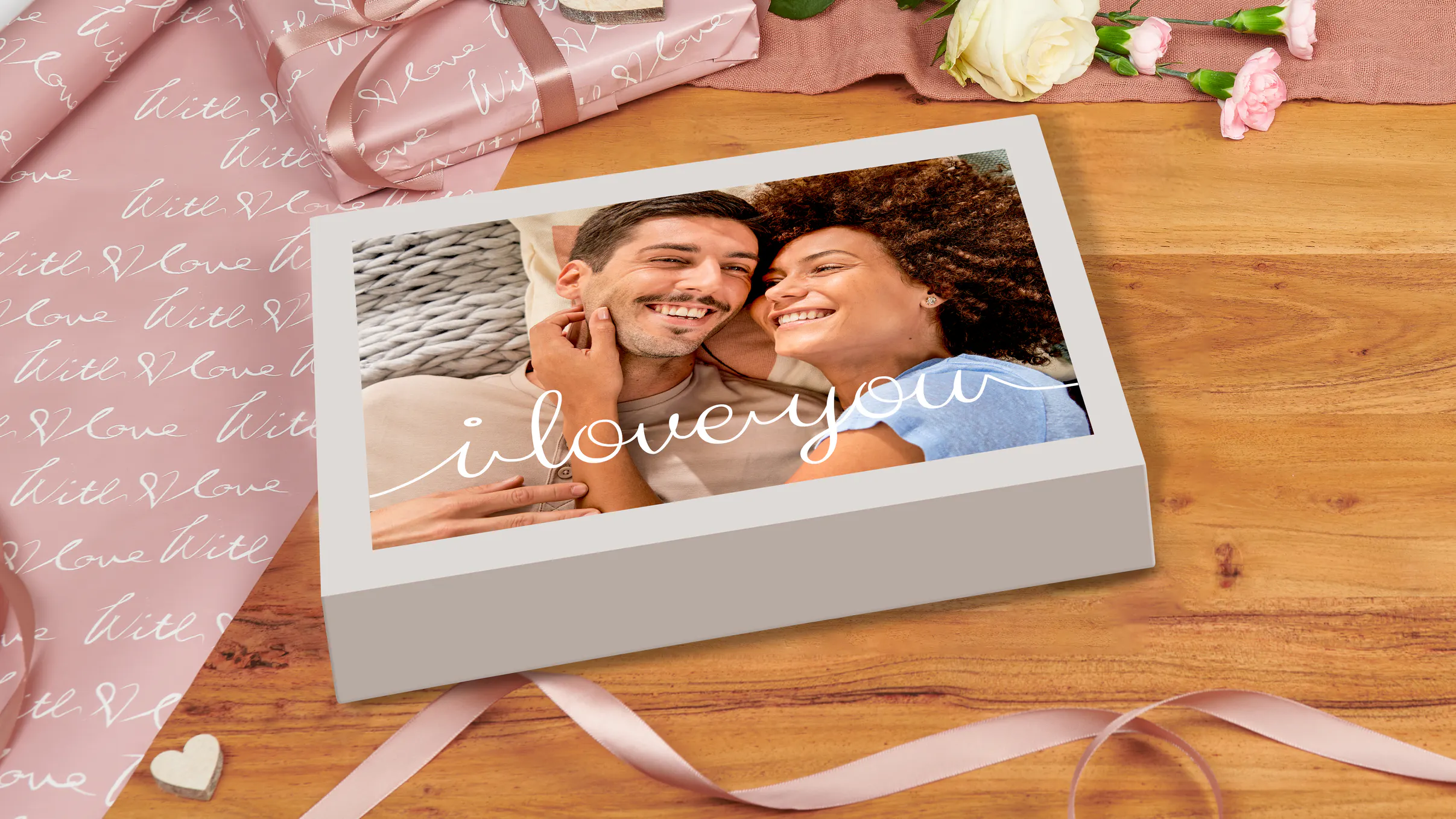 Foto-Geschenkbox zum Selbstbefüllen gestalten Foto-Geschenkbox zum Selbstbefüllen gestalten