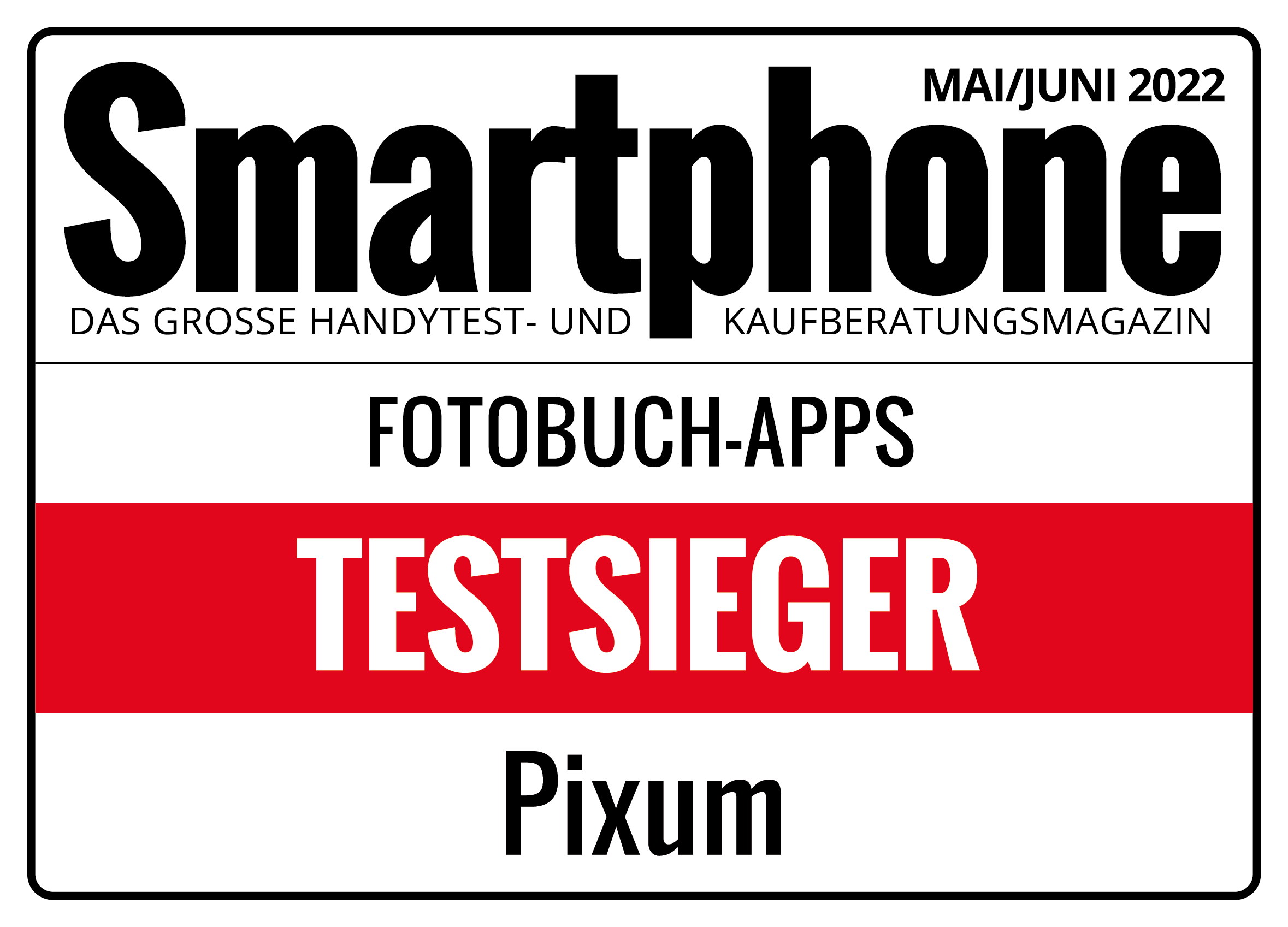 Logo du magazine SMARTPHONE pour la meilleure appli pour produits photo