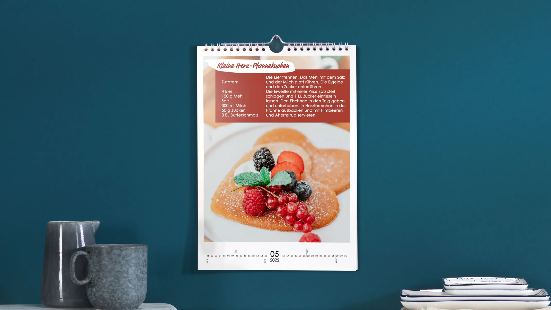 Rezeptkalender selbst gestalten