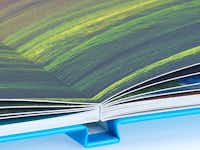 Papier photo extra mat Photo détourée d'un livre photo ouvert avec vue détaillée du papier photo extra mat