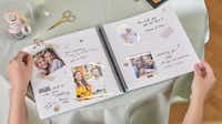 Pixum scrapbook bestellen Pixum scrapbook als gastenboek met foto's van een huwelijk