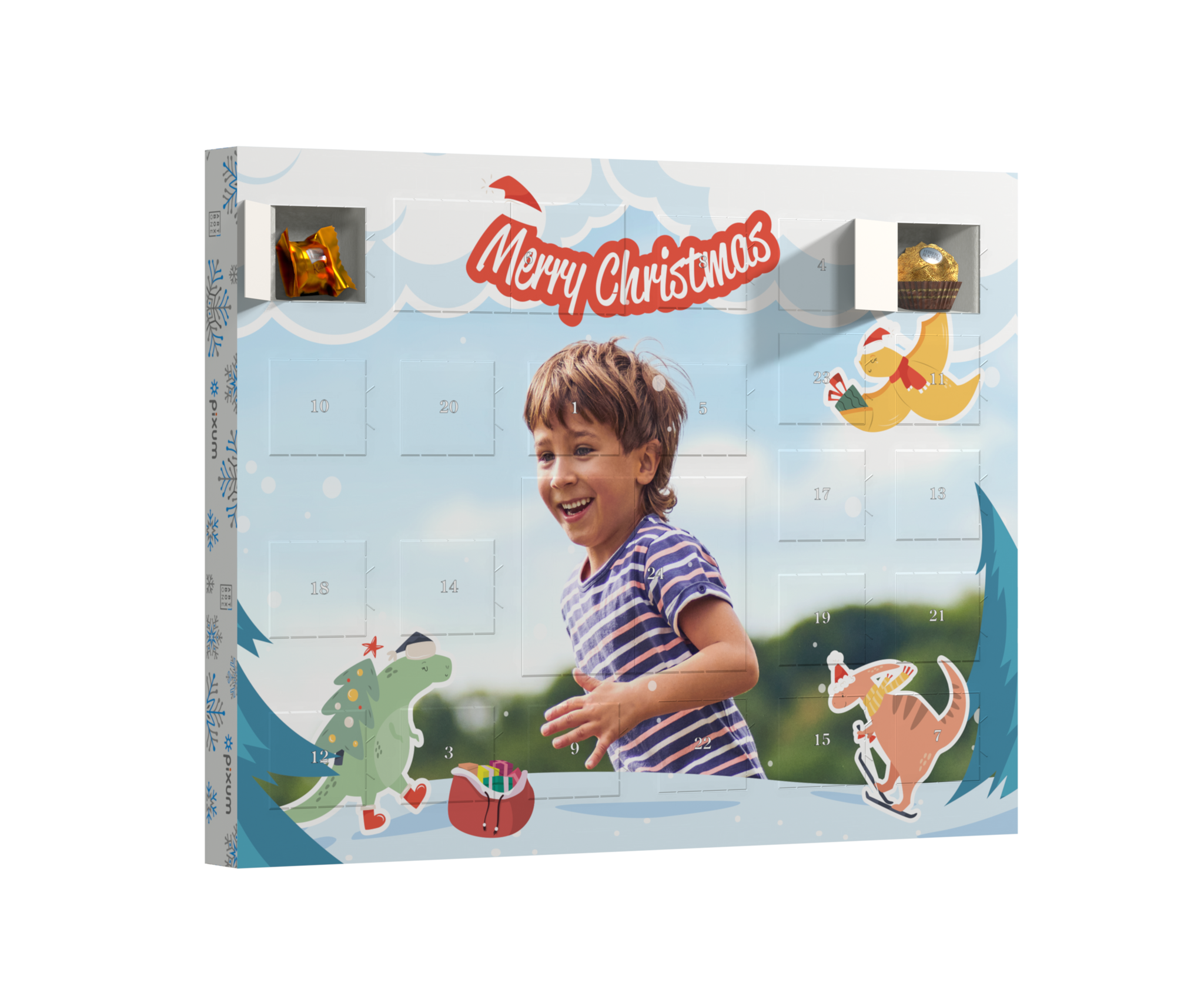 Pixum Adventskalender mit Ferrero Pralinen