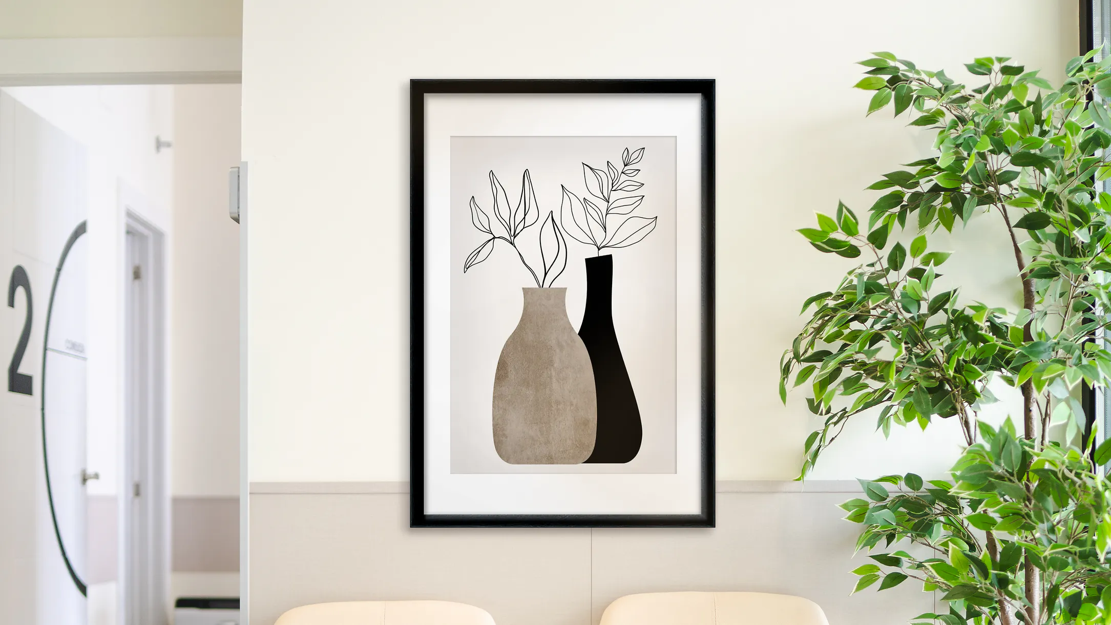 Wandbild mit Künstlermotiv fürs Büro bestellen