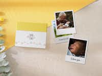 Retro prints met box