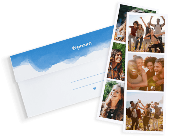 Fotos fotomatón con fotos de amigos