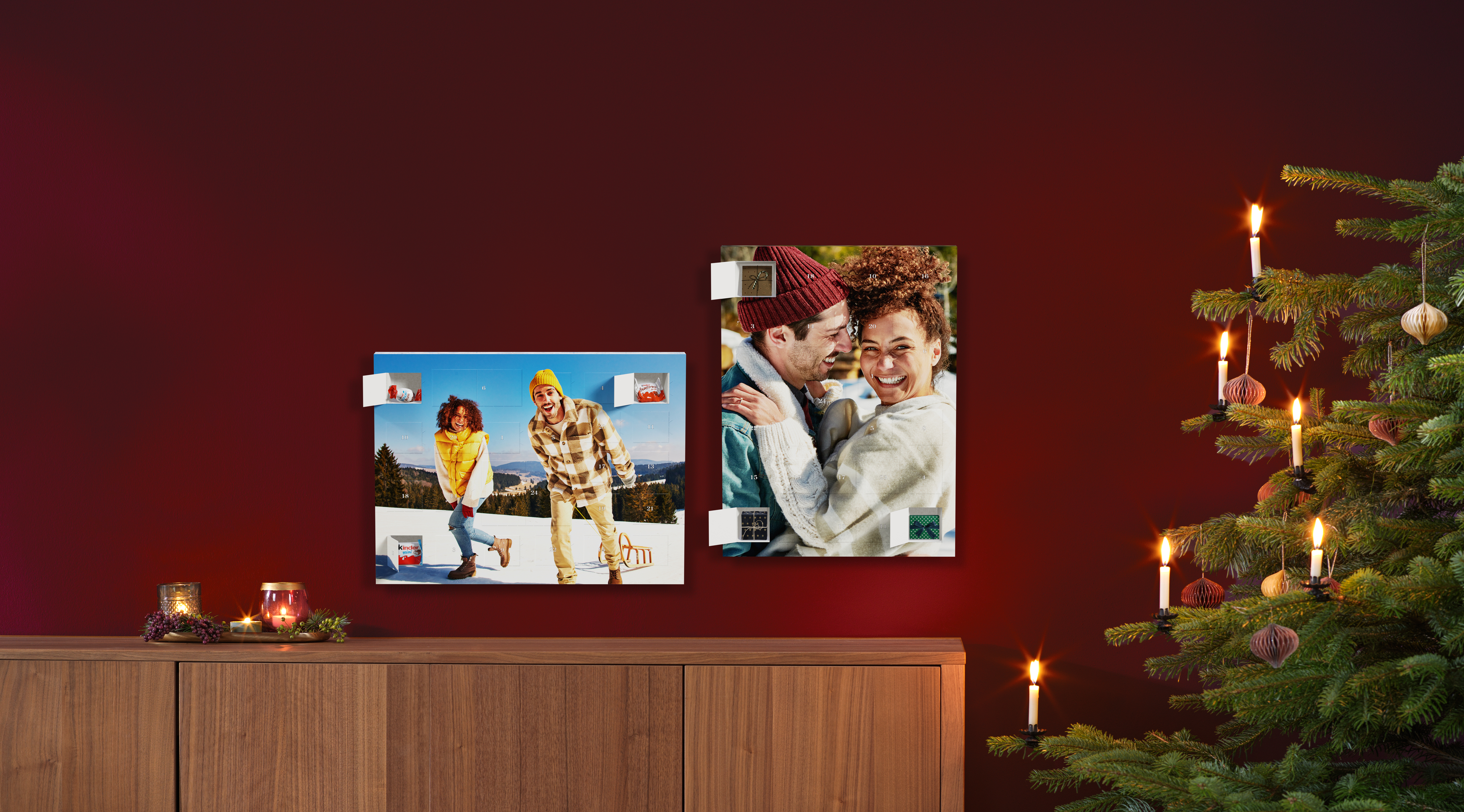 Pixum Advent Calendar without design with wintery images