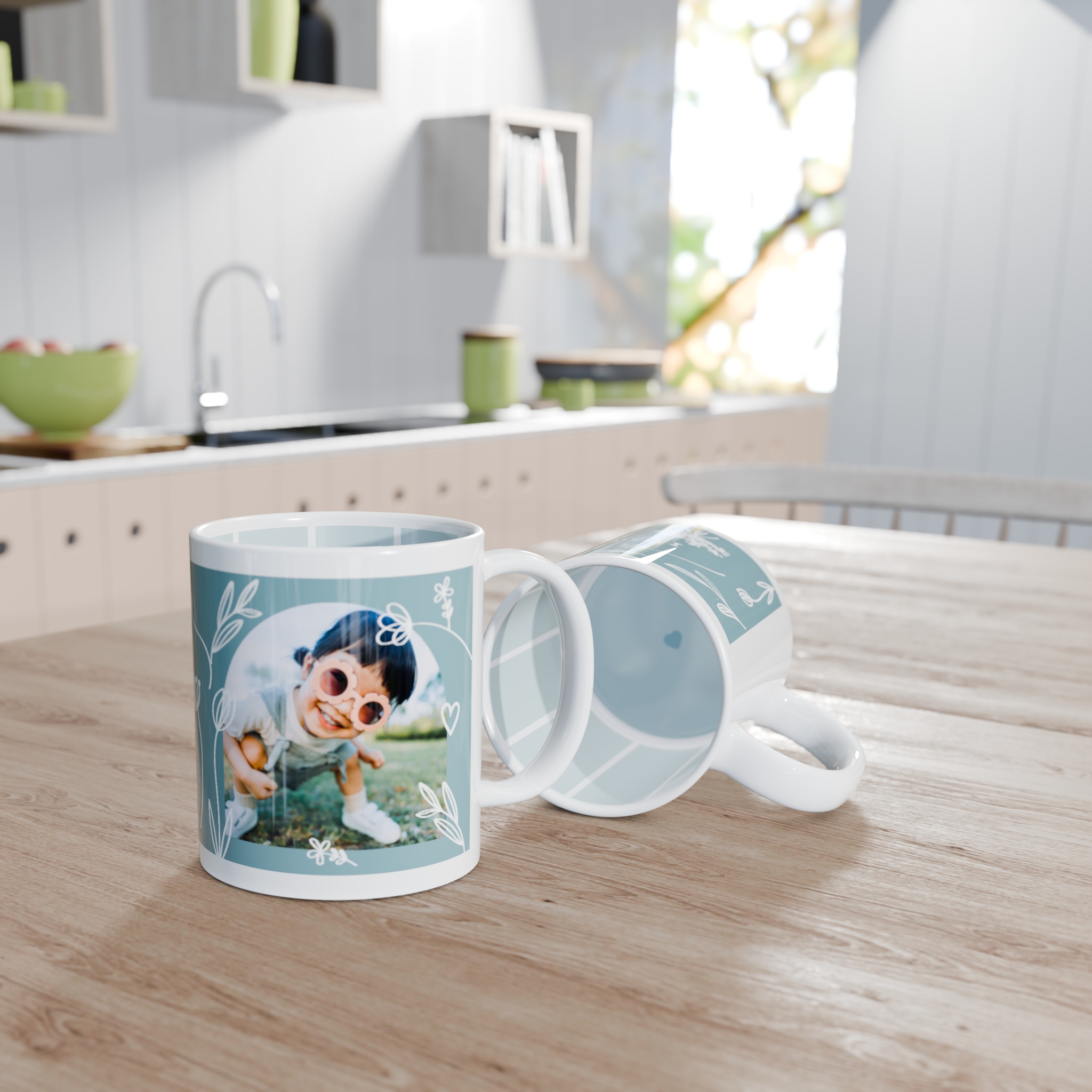 Limitierte Fototasse mit Design zum Muttertag