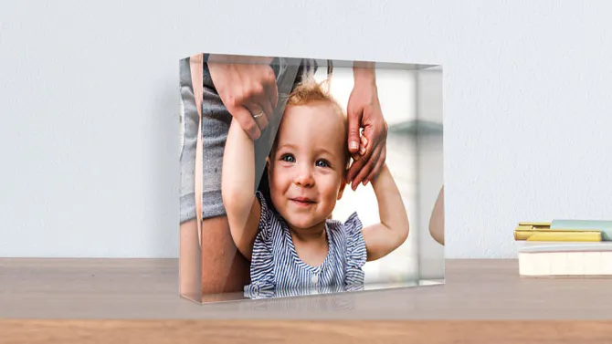 Babyfoto in glas Babyfoto in glas
