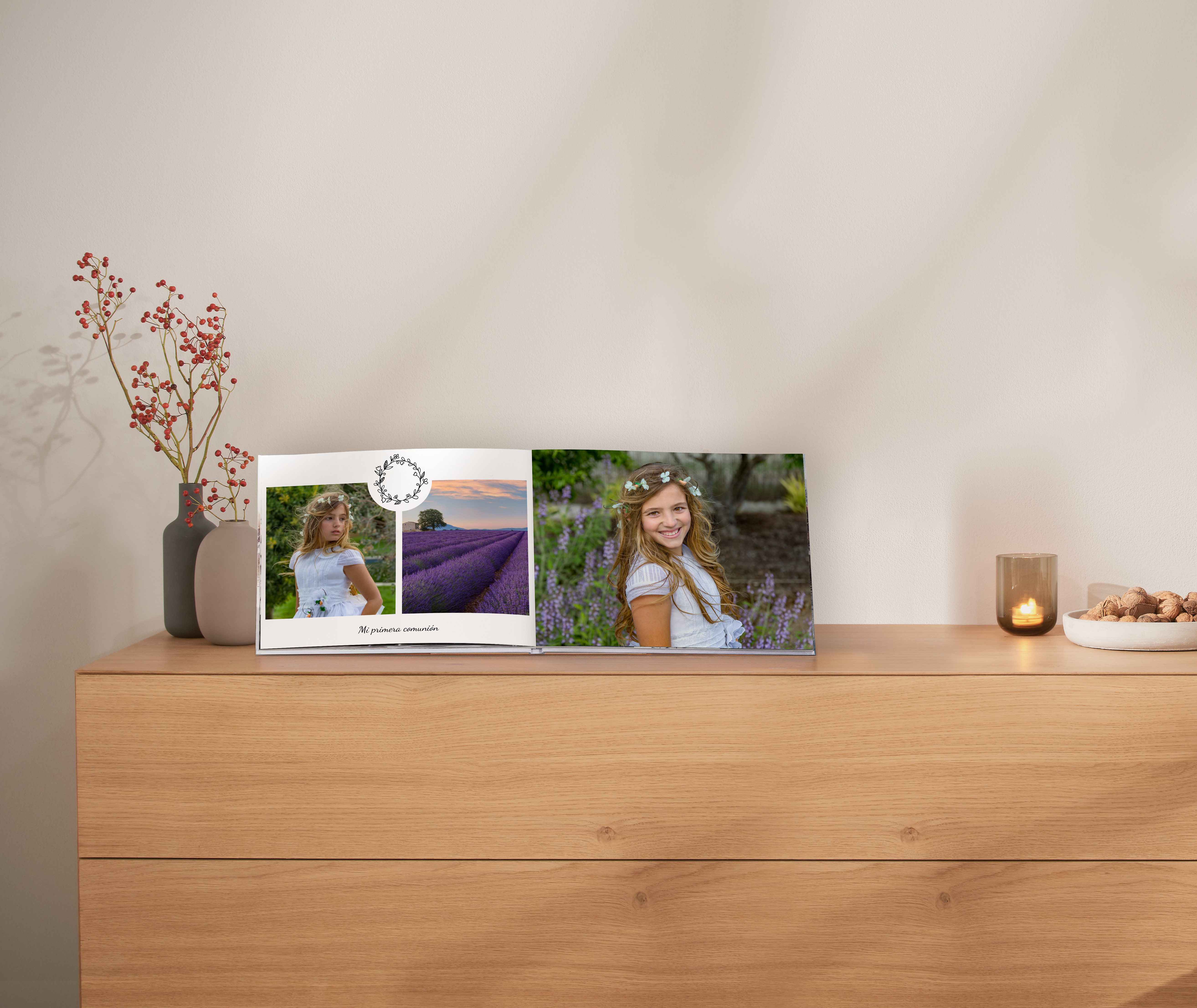 Álbum de fotos de comunión