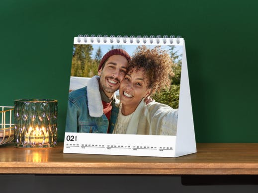 Pixum Tischkalender Tischkalender medium mit dem Foto eines Pärchens