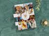 Foto-Adventskalender mit Ferrero Pralinen als Collage aus Pärchenmotiven im Ambiente