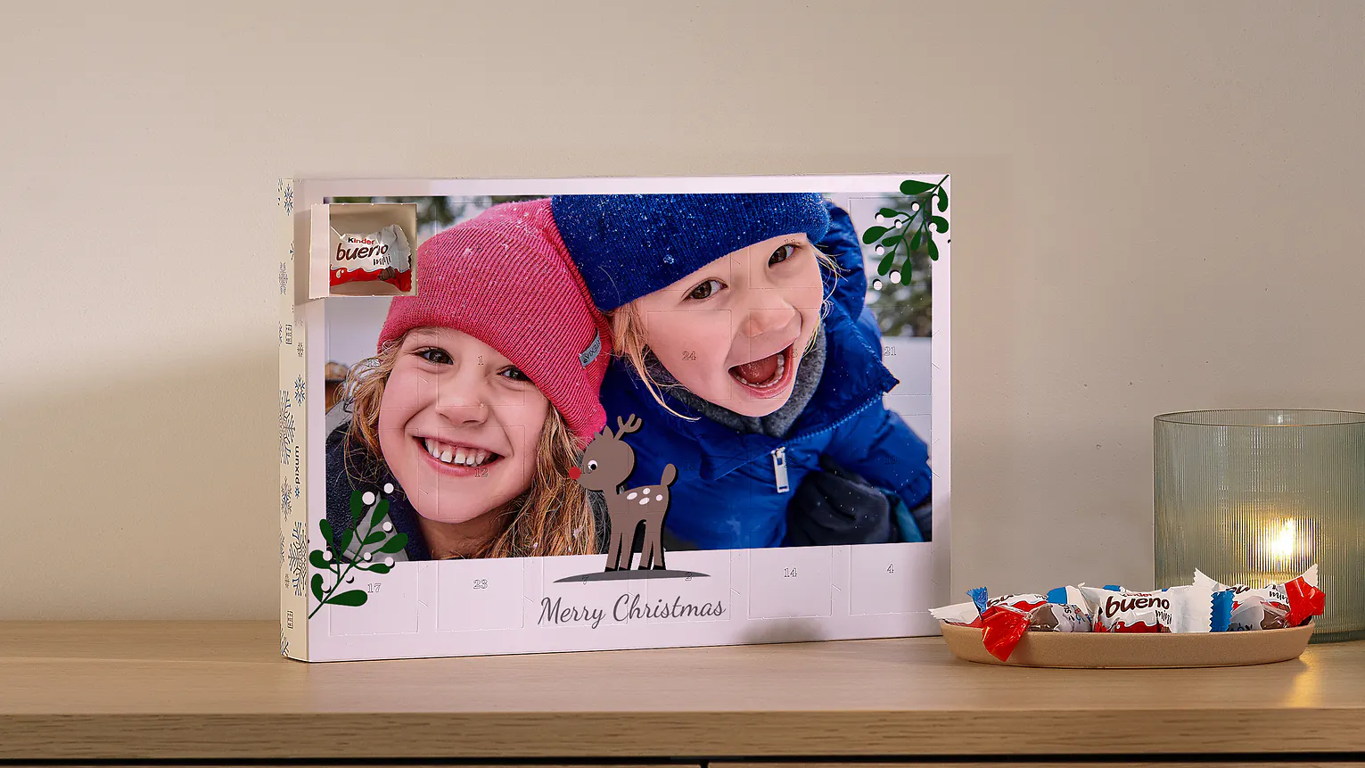 Pixum adventskalender met chocolade van kinder Pixum adventskalender met chocolade van kinder