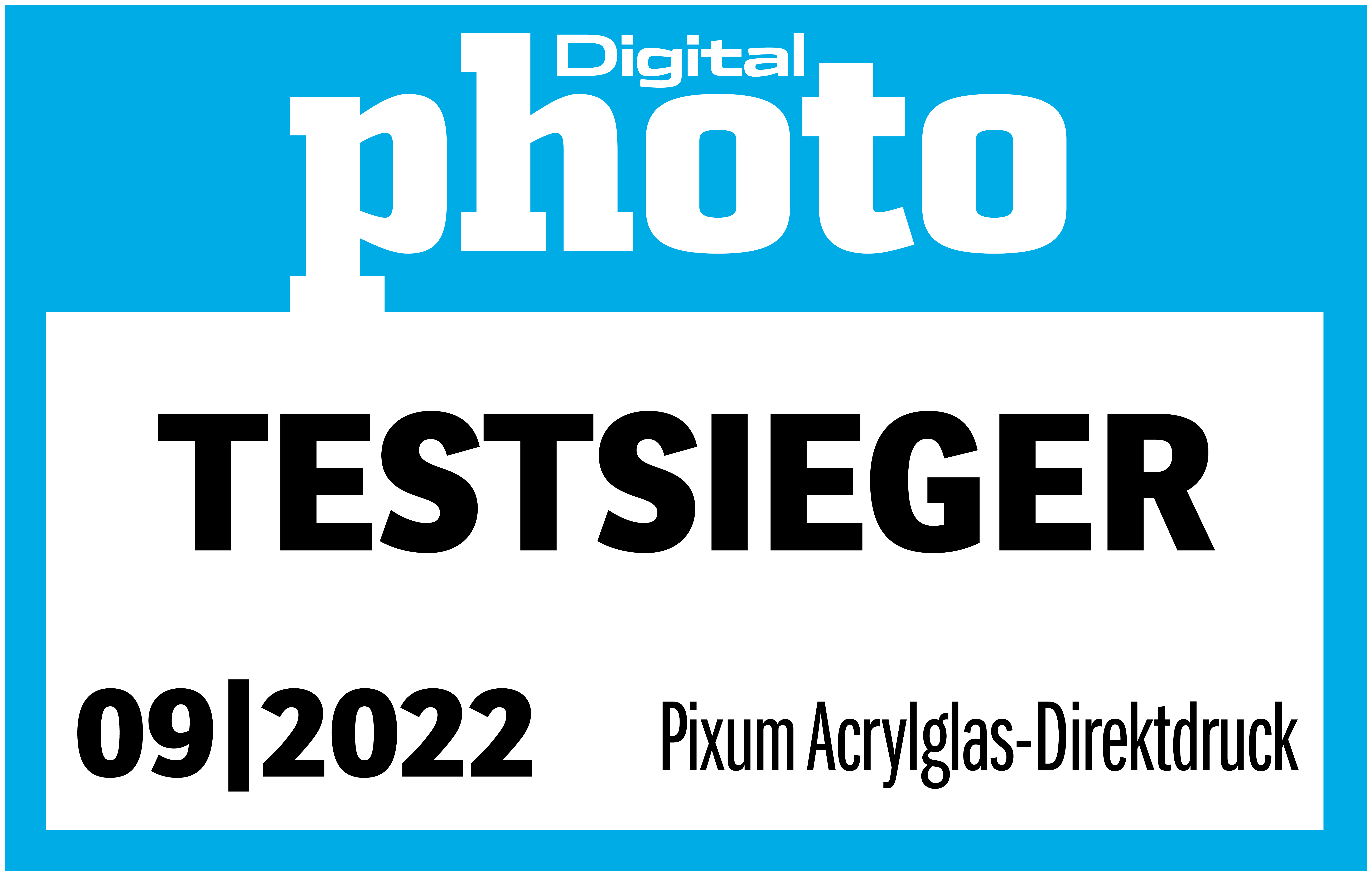 DigitalPHOTO 09/2022 Pixum Foto hinter Acrylglas
