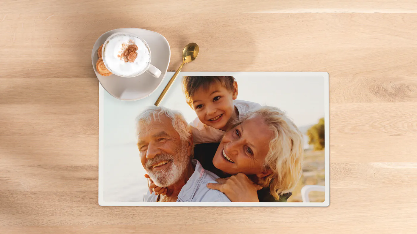 Foto-Tischset im Ambiente