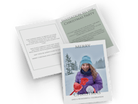 Folded card as a Christmas card Folded card as a Christmas card