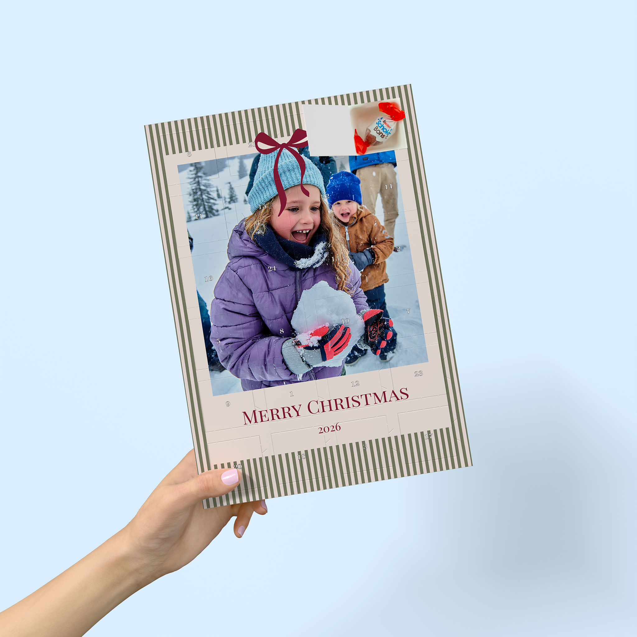 Créer un calendrier de l'Avent kinder avec vos photos