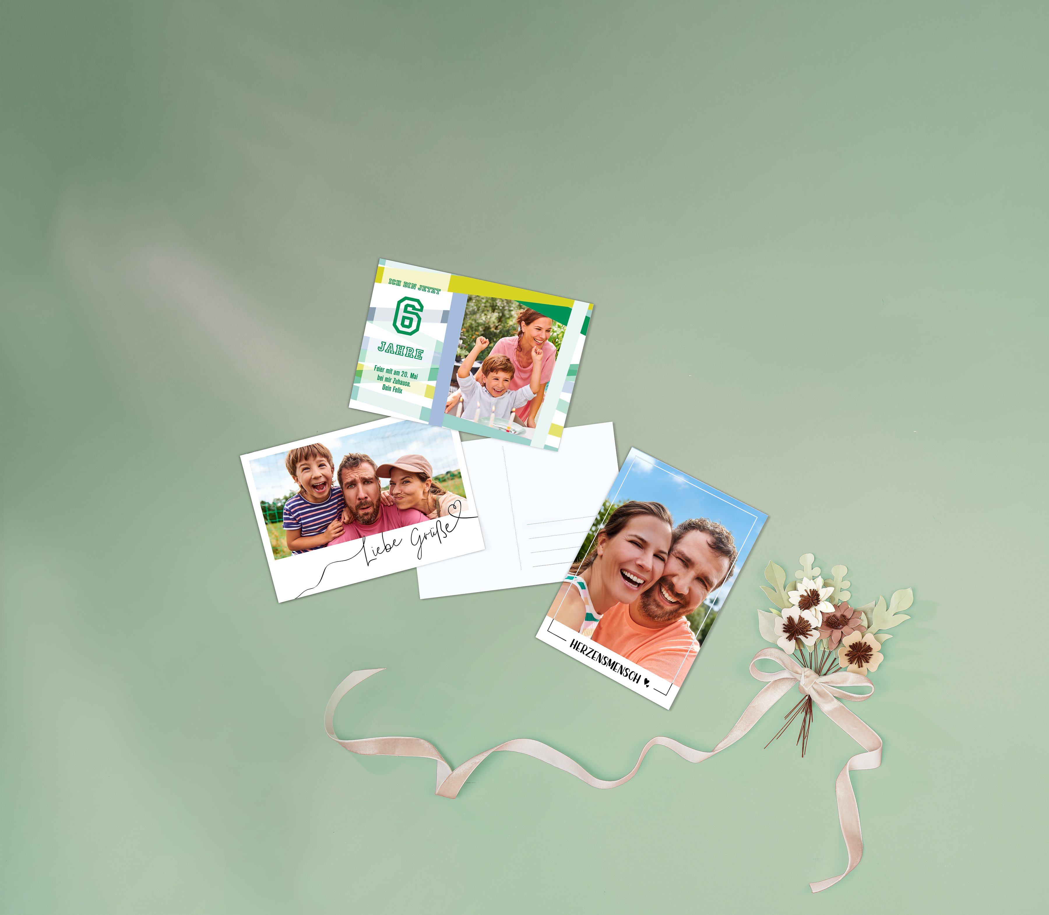 Postkarten im Vario Set mit unterschiedlichen Motiven