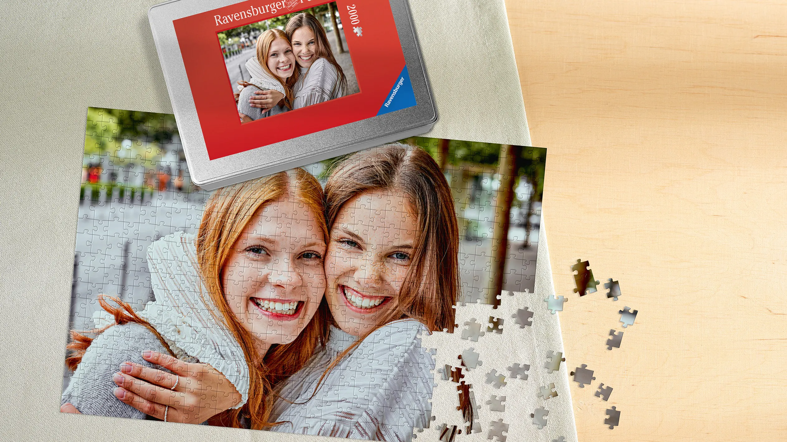 Puzzle personalizado con fotos Ravensburger de 2.000 piezas Puzzle personalizado con fotos Ravensburger de 2.000 piezas