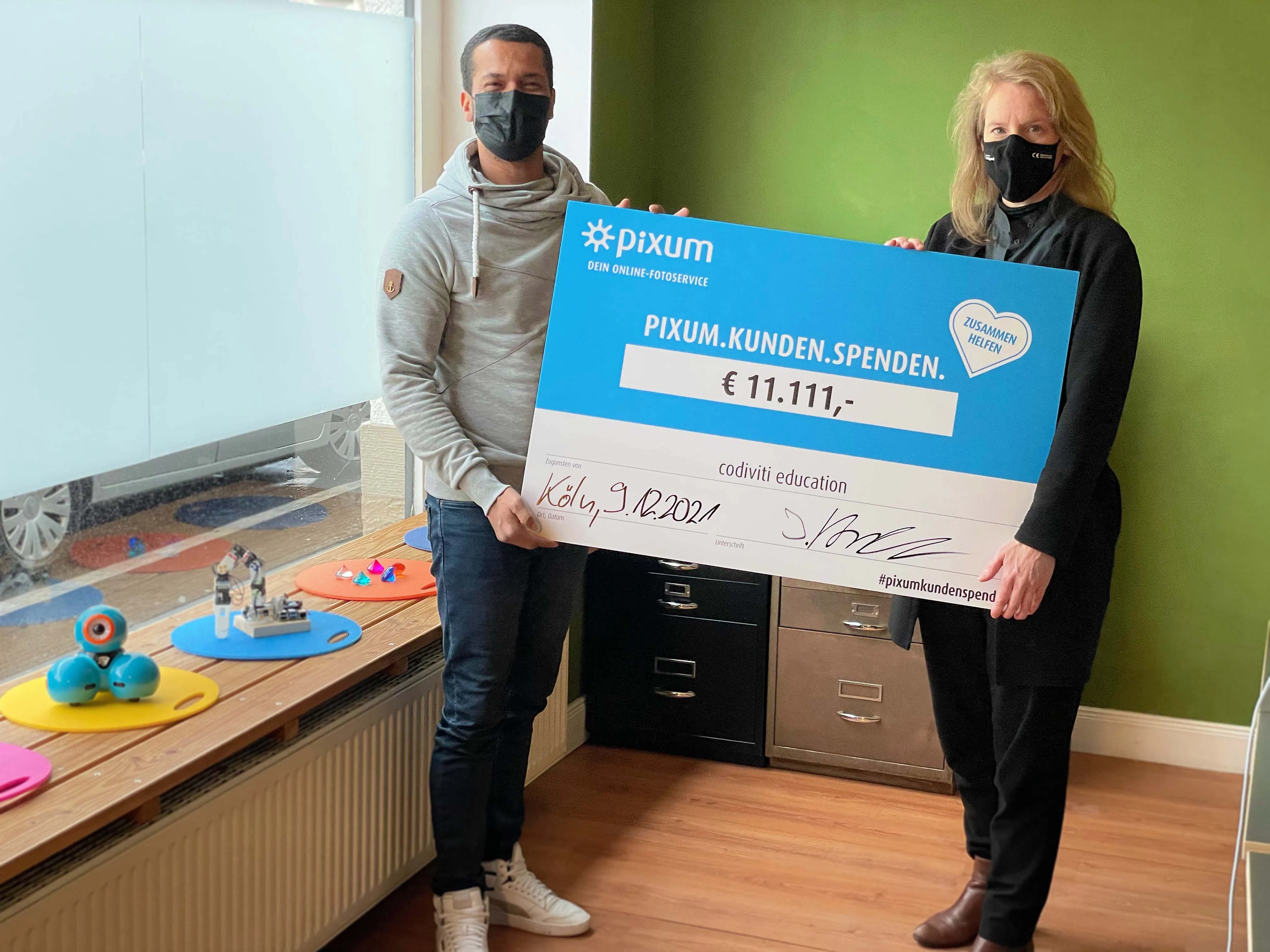 Spendenübergabe der Mehrwertsteuerspende 2022 Spendenübergabe der Mehrwertsteuerspende 2022