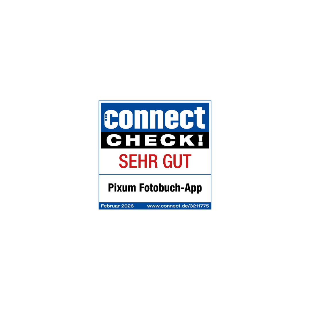 Connect Testsiegel Fotobuch-App