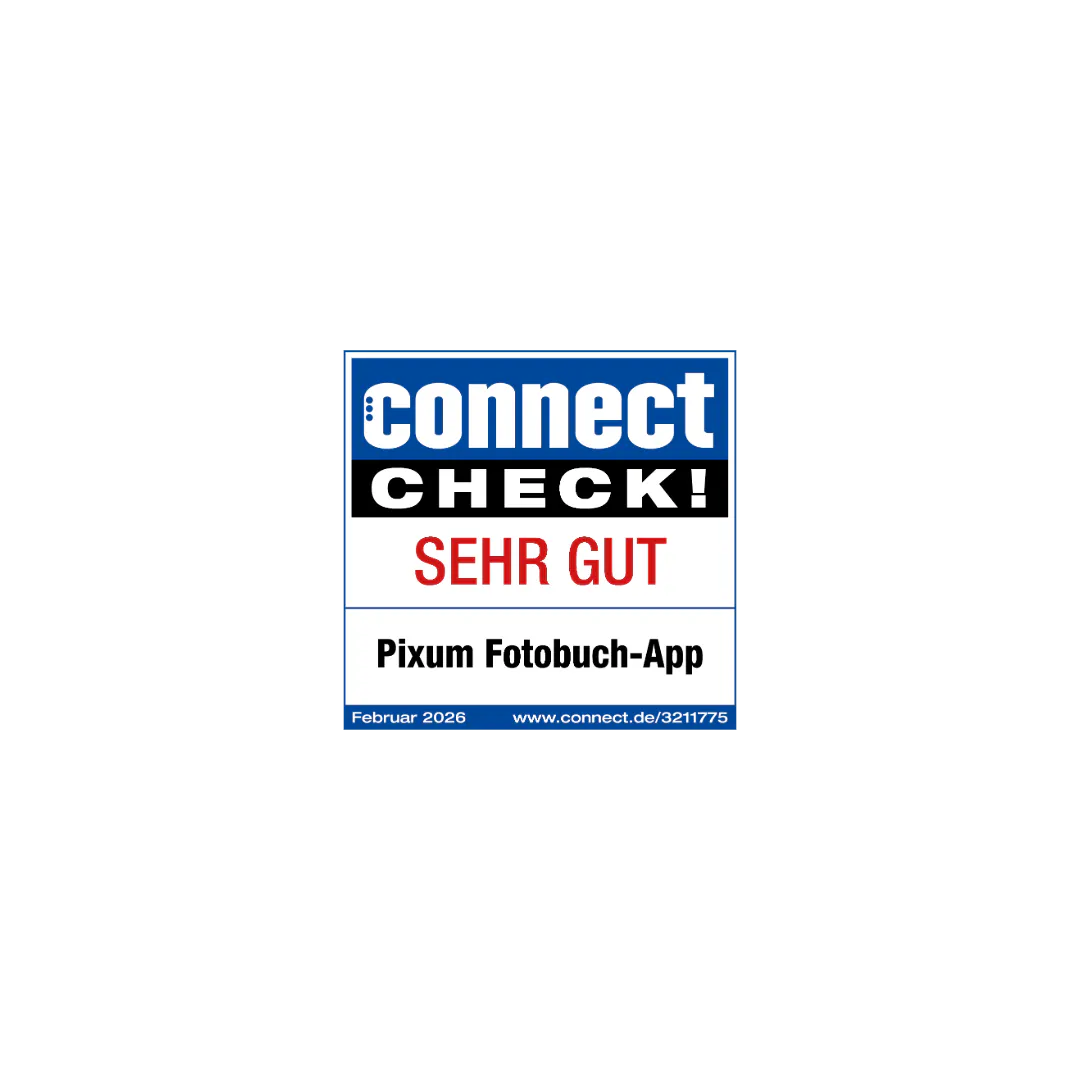 Connect Testsiegel Fotobuch-App Connect Testsiegel Fotobuch-App