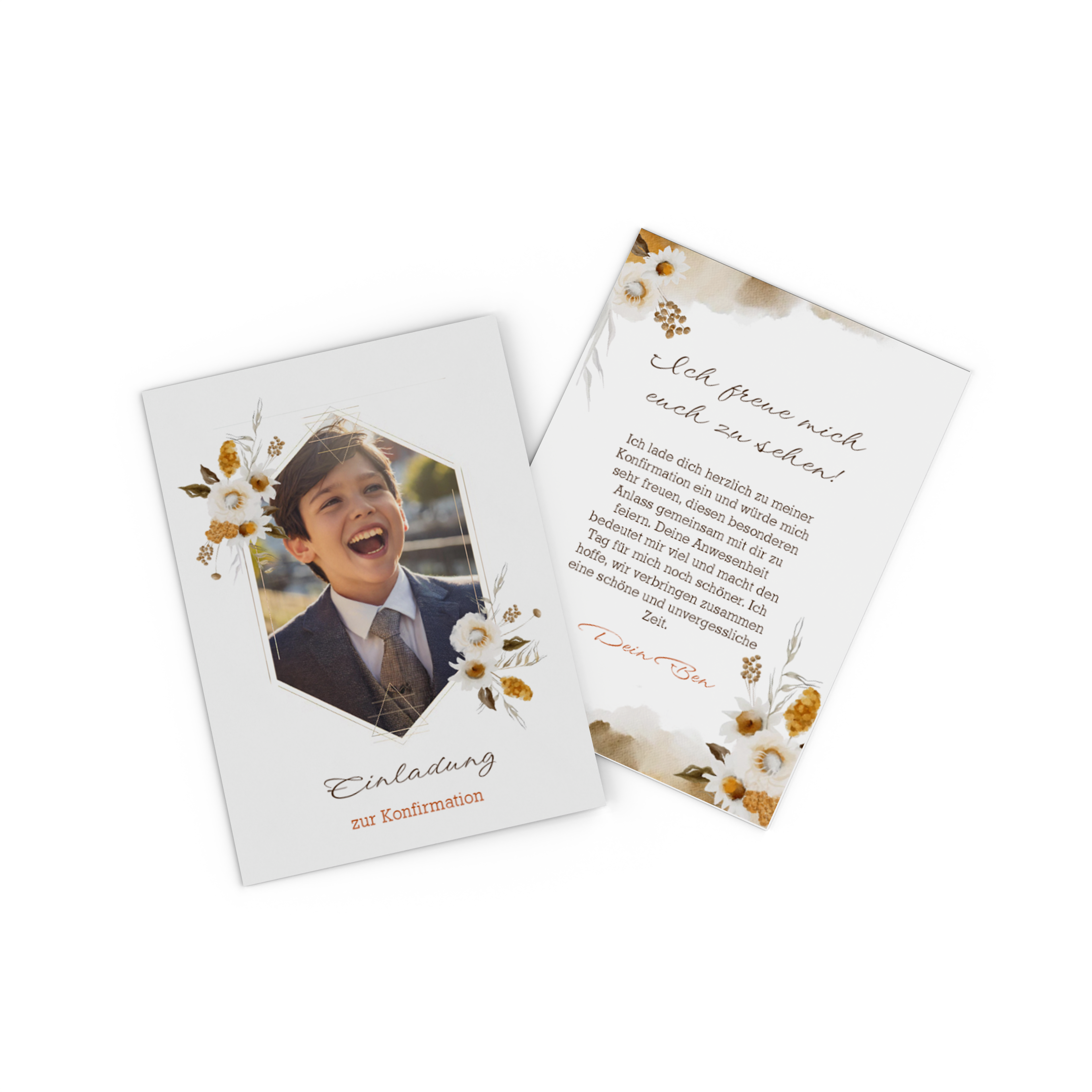 Fotokarte mit Pärchenfoto als Save the Date 