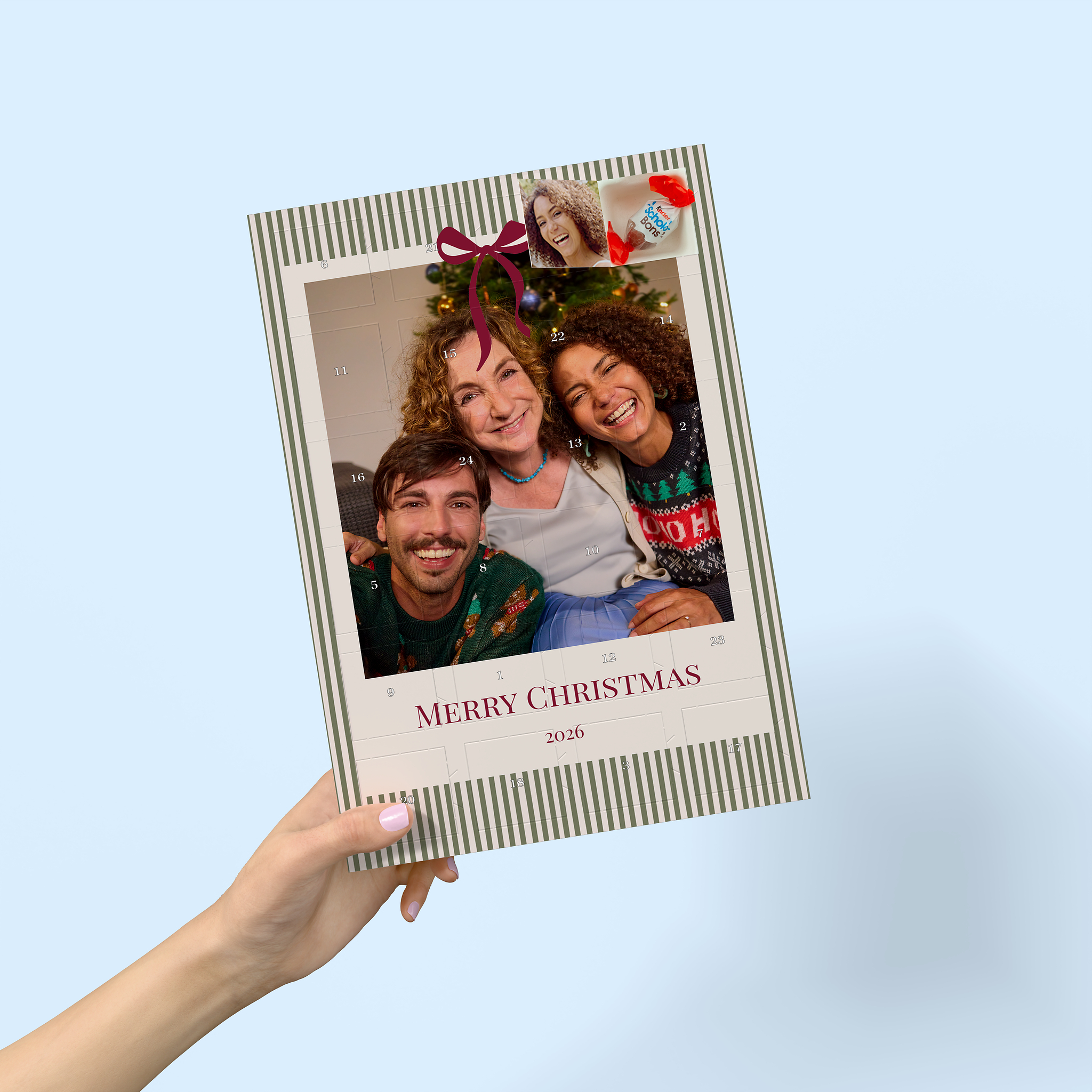 Créer un calendrier de l'Avent kinder avec vos photos