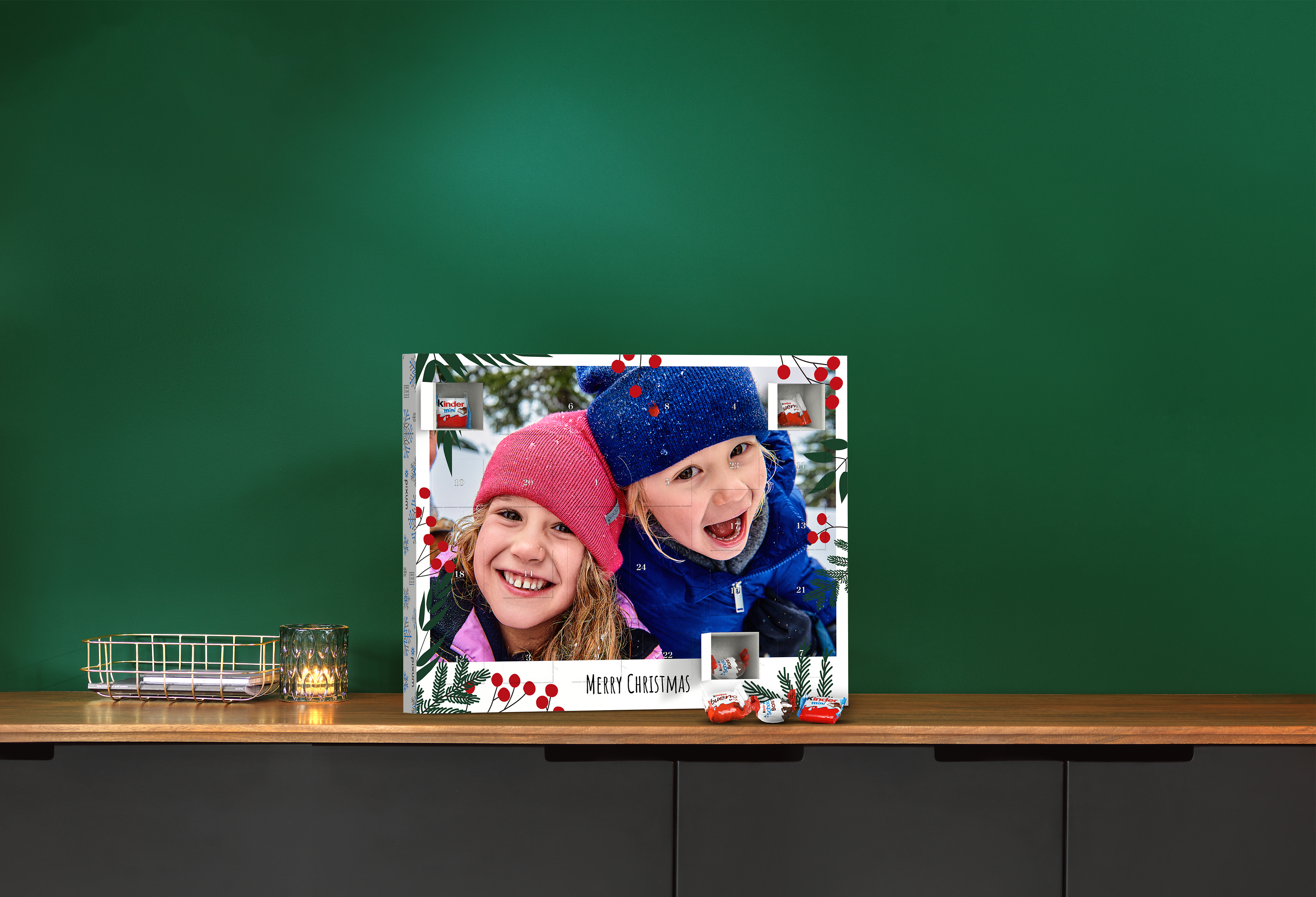 Pixum Adventskalender mit Schokolade von kinder