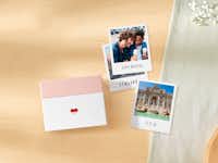 Retrobilder med en box "Full of life"