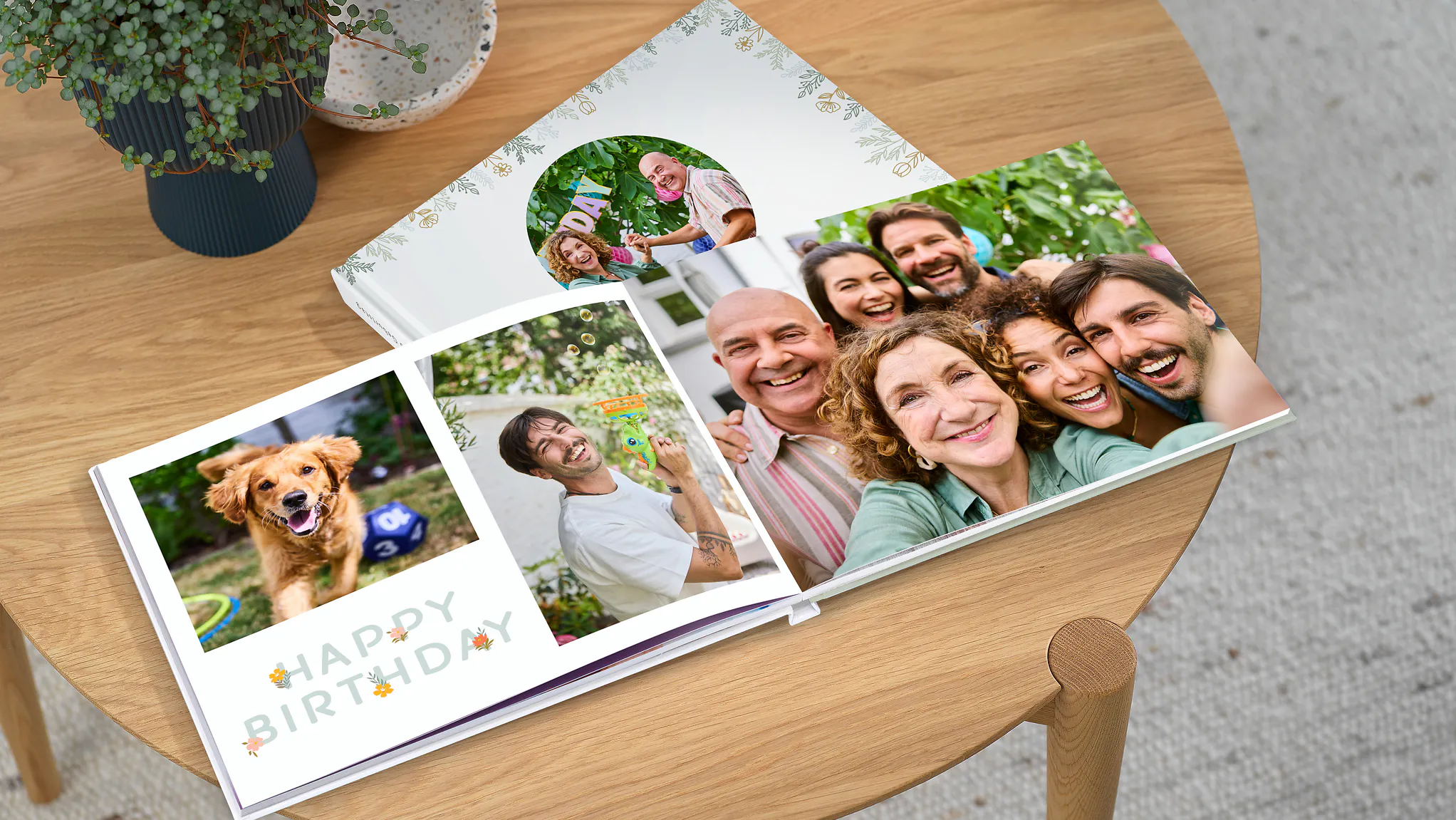 Fotobuch mit Geburtstagsfotos